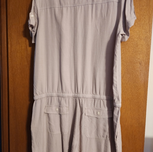 Vineyard Vines Garment-Dyed Utility Jumpsuit Beige Tan 14 NWat - Picture 6 of 6